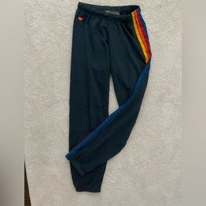 Aviator nation charcoal 5 stripe sweatpants